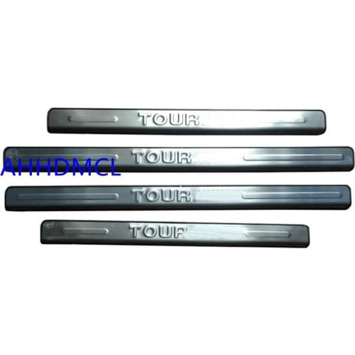 Car Welcome Pedal Threshold Strip Door Sill Strip For Touran 2003 2004 2005 2006 2007 2008 2009 2010 2011 2012 2013 2014 2015