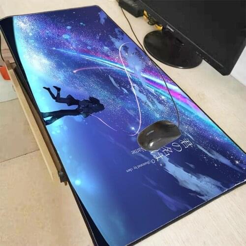 Mairuige Anime Girl Blue Sky Large Gaming Mouse Pad PC Laptop Computer Mousepad Desk Keyboard Mat for LOL CSGO DOTA 2 Gamer