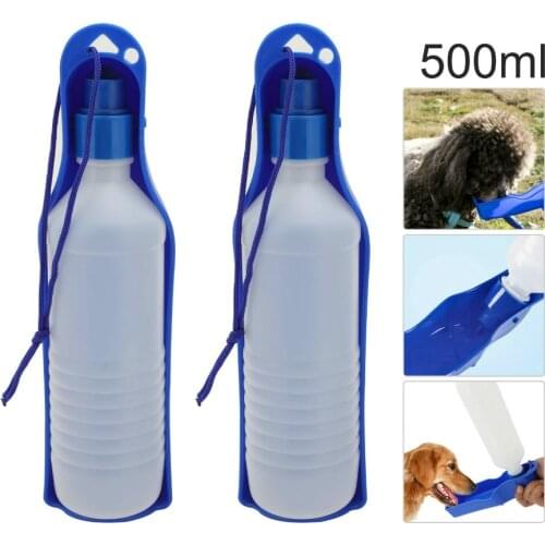 Pet Dog Water Bottle Portable Bottle For Small Medium Large Dog Drinking Feeder Outdoor Travel Water Bowl Pet Product Dispenser