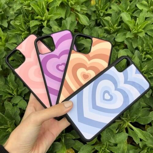 Krajews heart in heart coque Phone Case for iPhone 12 mini 5 6S 7 8 PLUS X XS XR 11 PRO MAX SE 2020 Back Cover Funda Shell