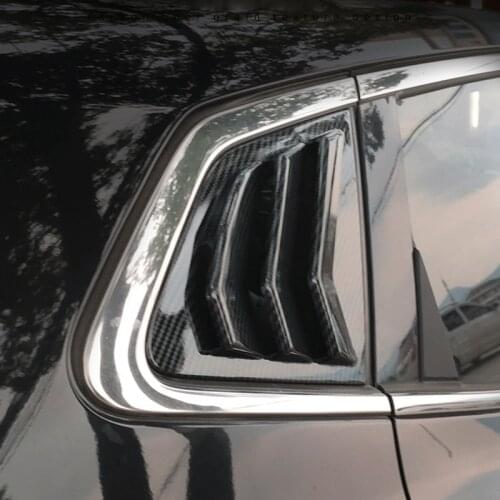For Nissan Qashqai J11 2015-2020 Side Rear Window Scoop Louver Shutter Sticker Cover Trim Car Styling