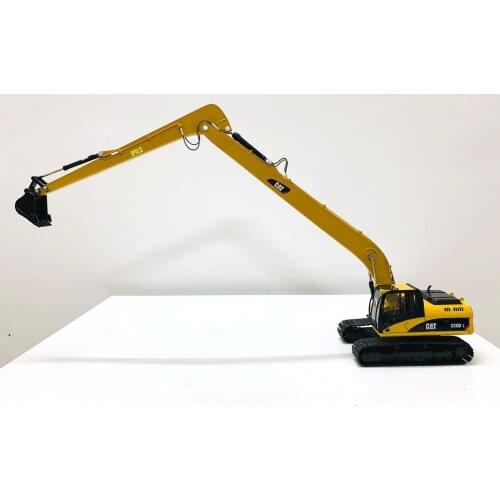Cat 320D Long Boom Excavator Yellow 1:50 Scale Diecast MOdel Engineering Vehicles Toy