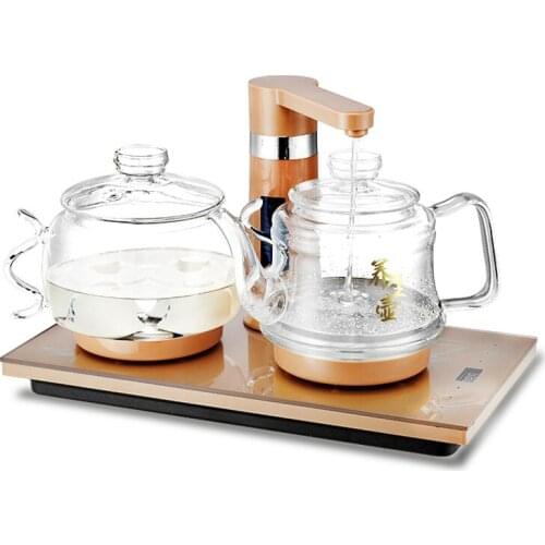 Electric kettle Fully automatic upper water bottle glass tea set