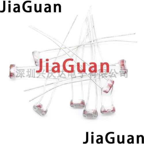60pcs/pack GL5506 5516 5528 5537 5539 5549 Photosensitive resistor photoresistor pack CDS Photosensitive tube 5mm