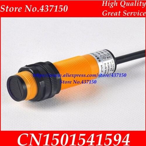 Photoelectric switch E3F-DS30P1 6-36VDC 30cm Sensor M18 PNP NO 3 Wires diffuse reflection ;E3F-DS30P2