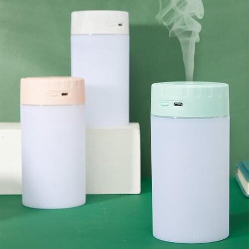 Mini USB Portable Humidifier Car Water Mist Impeller Aromatheraphy Diffuser Silent Air Purifier for Home with Colorful LED Light