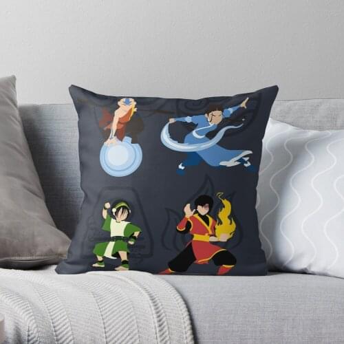 Minimalist Bending Throw Pillow Cushion Cover Polyester throw pillows case on sofa home living room car seat decor 45x45cm