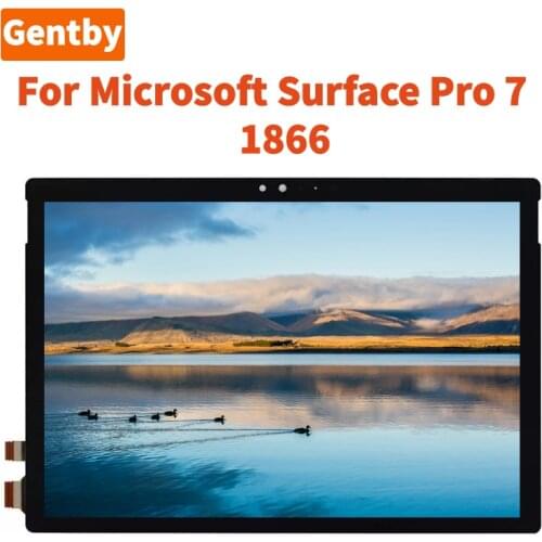 Pro7 1866 For Microsoft Surface Pro 7 1866 12.3 inch LCD Tablet LCD Display Touch Screen Digitizer Panel Assembly Replacement