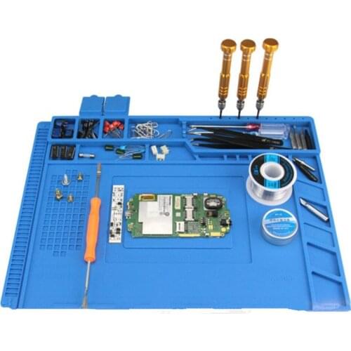 ESD Heat Insulation Working mat Soldering Station Iron Phone Computer Repair Mat Magnetic Heat-resistant BGA Insulator Platform