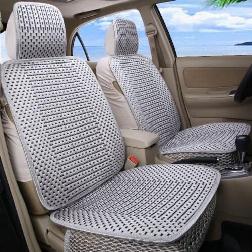 Luxury Car Seat Cushion Hand-woven Ice Silk Car Seat Cover Summer Front Seat Universal Car Seat Cushion