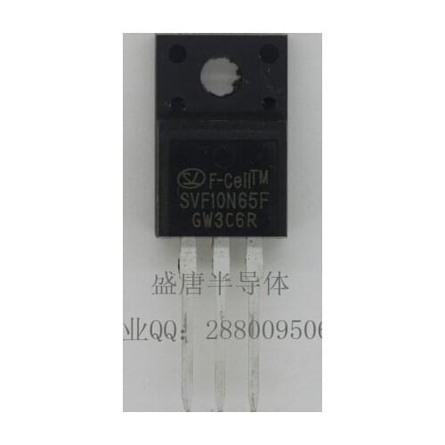 SVF10N65F SVF10N65 10A 650V TO-220F ROHS ORIGINAL 10PCS/lot Free Shipping Electronics composition kit