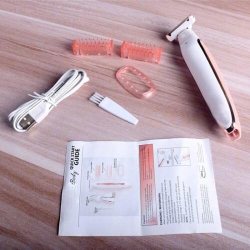 Womens hair shaver USB electric hair remover Mini Hair Remover shaving armpit hair removal bikini razor blade dermaplaning