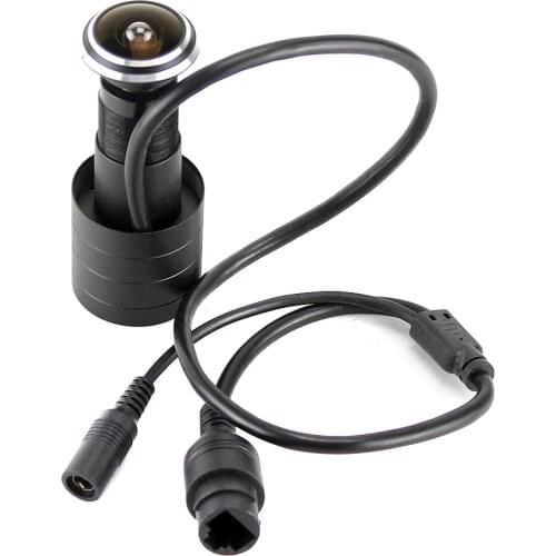 1080P IP Door Eye hole Camera H.265 Wide Angle View FishEye Onvif Network Peephole Door IP Camera SMTKEY