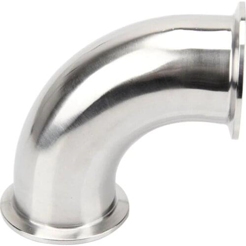 2'' 51mm Sanitary Stainless Steel Tri Clamp Clover 90 degree Elbow