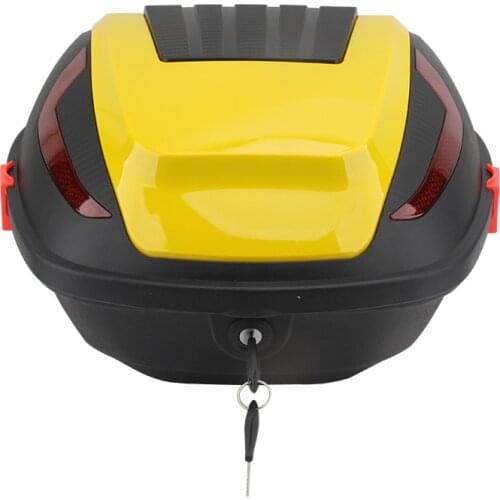 32L New Electric Car Motorcycle Trunk ABS Shell Large Capacity Trunk Storage Box Removal General Purpose Tail Luggage Box