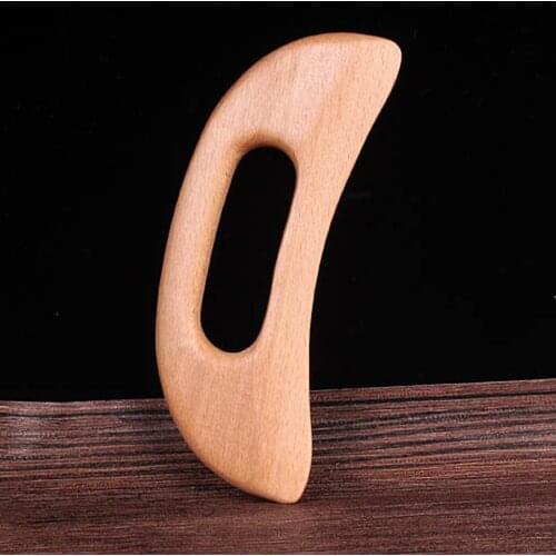 Wooden Therapy Beech Gua sha Massage Tool Guasha Massager Board for Release Back Shoulder Pain