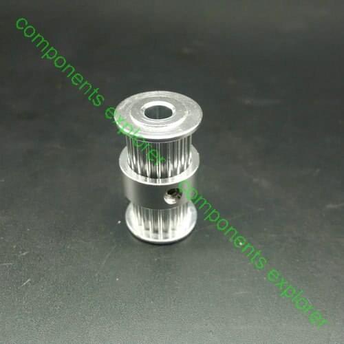 Twin Pulley GT2/2GT 20 Teeth 5mm Bore for 9mm Belts,2pcs/lot