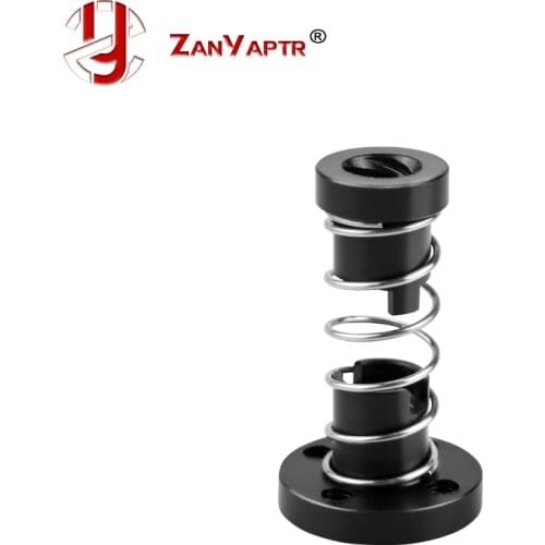 3D Printer T8 POM Anti Backlash Nuts For Lead 2mm / 4mm / 8mm Acme Threaded Rod Eliminate the gap Spring DIY CNC Accessories