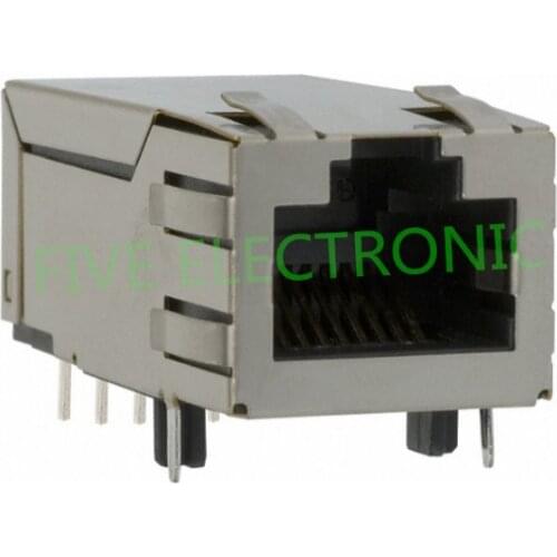 JK0-0017 1 Port RJ45 Magjack Connector Through Hole 10/100/1000 Base-T, AutoMDIX JK0-0017NL