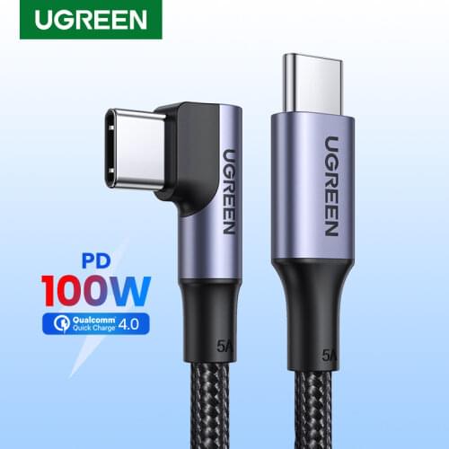UGREEN USB Type C to USB C Cable for Samsung S9 S8 Plus PD 60W Fast Quick Charger 4.0 USB-C Cable for Macbook Pro Air USB Cord