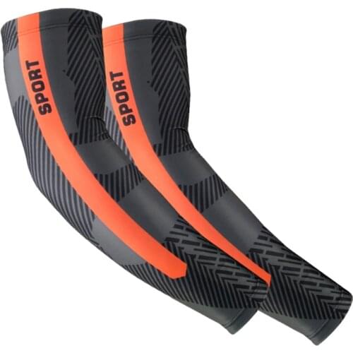 Compression Sports Arm Sleeve Basketball Cycling Arm Warmer Summer Running Tennis UV Protection Volleyball Bands