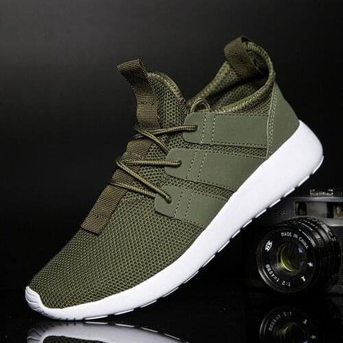 Fashion Men Sneakers Lightweight Running Casual Shoes Breathable Male Mesh Lace Up Comfort Walking Shoe Men Sports Tennis Shoes