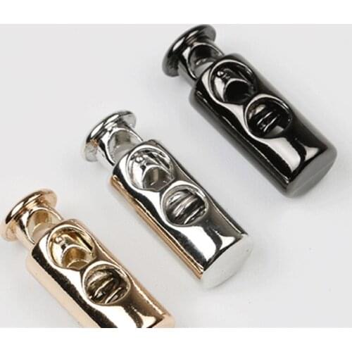 Metal Stoppers Cord Locks Toggle Claps Buckle Sportswear Shoelace Windbreaker Paracord Lanyard Accessories 30pcs