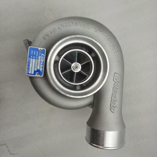 Modified Rhf55v Turbocharger 8980277725 With Greddy Compressor Housing 6blades Billet Wheels Chra And 201 Turbine Housing