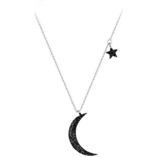 2021 Trendy Moon Star Necklace Alloy Necklace Choker Necklace for Women Accessories Fashion Jewellery