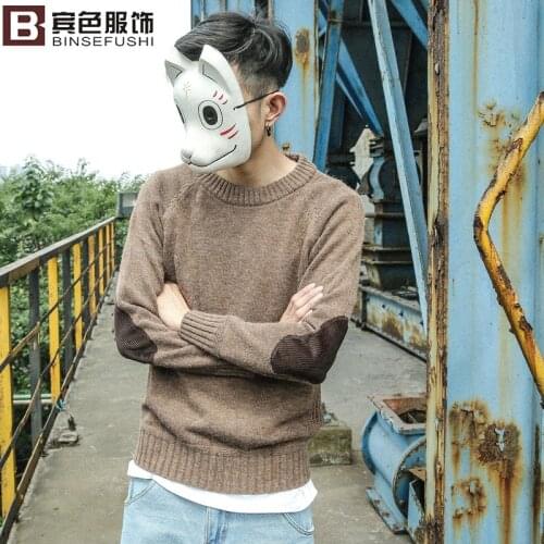 Mens sweater, new high-necked knitted sweater, men clothes 2018 pullover turtleneck