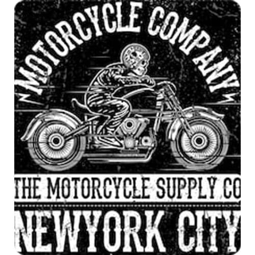 Motorcycle graphic comp any the motorcycl supply co new york city hot rod sticker decal