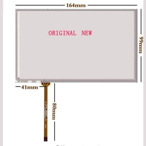 New 7 Inch Touch screen with AT070TN90 AT070tn92 94, industrial touch screen 164*99