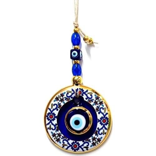 Tile design Evil Eye Beaded Door-Wall Decoration Glass Handmade