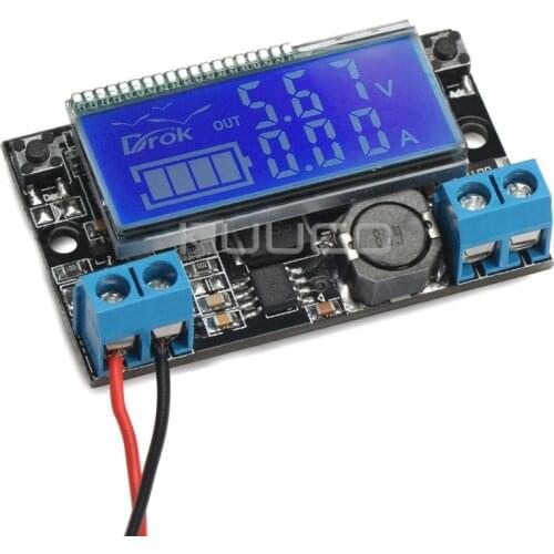 NC Power Supply/Charger DC5~23V to 0~16.5V 3A Adjustable Voltage Regulator/Adapter With LCD Voltmeter/Ammeter/Capacity Indicator