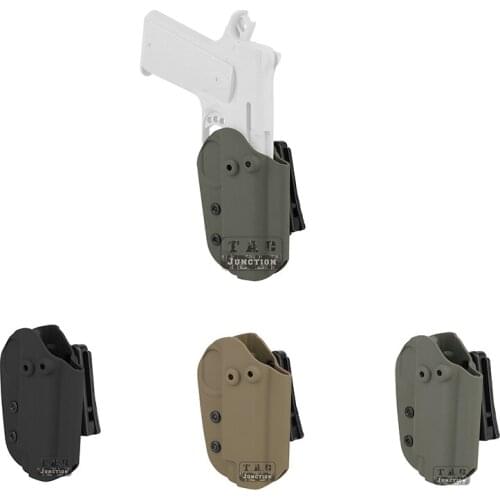 Tactical HSG Style OWB Kydex Waist Holster For COMP-TAC 1911 Holster Right Hand Belt Loop Holster With Back Clip