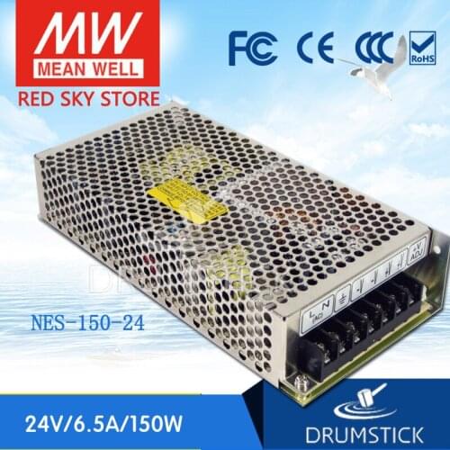 Friendly MEAN WELL 12Pack NES-150-24 24V 6.5A meanwell NES-150 156W Single Output Switching Power Supply