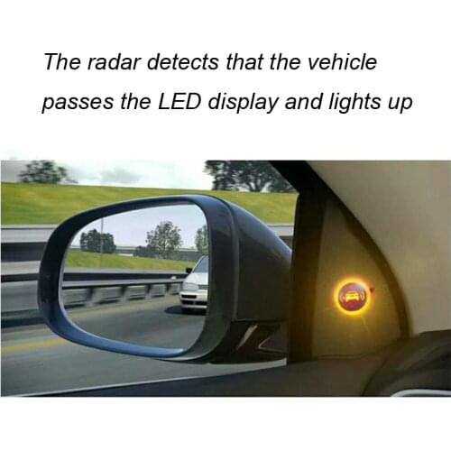 Universal Car Blind Spot Mirror Radar Detection System BSD BSA BSM Microwave Blind Spot Monitoring Assistant Car Driving Securit