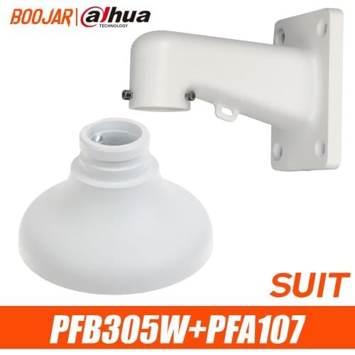Dahua Water-proof Wall Mount Bracket PFB305W+ PFA107 CCTV Camera Bracket and Hanging Mount Adapter for SD1A203T-GN