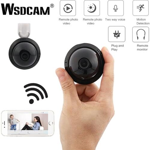 E09 HD Home Security MINI WIFI 1080P IP Camera Wireless Small CCTV Infrared Night Vision Motion Detection SD Card Slot Audio APP