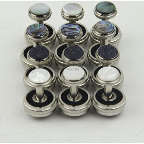 12 Pcs=4 Set Trumpet Finger Buttons for Repairing Parts