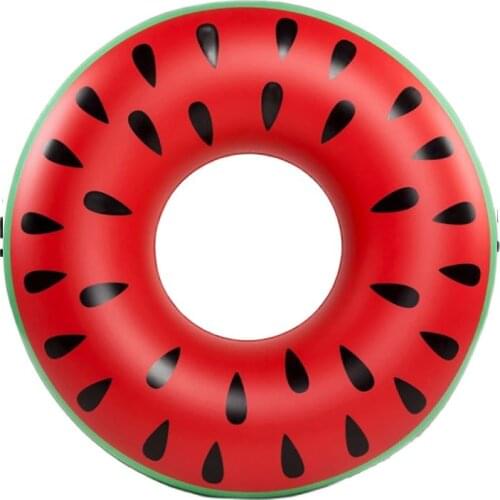 120CM Watermelon Inflatable Swimming Floating Row Pool For Children Adult Fruit Float toys Inflatable Donut Pool Water Toy