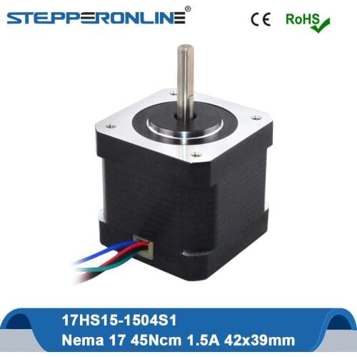 Nema17 Stepper Motor 39mm 4-lead 45Ncm 42 Step Motor Nema 17 Stepping Motor 1.5A(17HS4401S) for CNC XYZ 3D Printer Motor