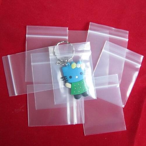 5*6cm Wholesale 100Pcs Transparent Food Phone Card Valve Hermetic Bag Zip Lock Plastic Gift Packaging Bags For Jewelry