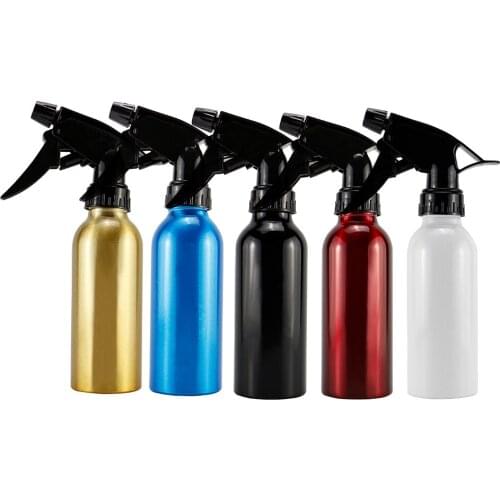 200ML Aluminum Spray Bottle Portable Refillable Container Empty Bottle Makeup Moisture Atomizer Hairdressing Tools Spray Bottle