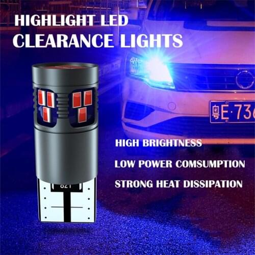 2Pcs Car T10 LED W5W Canbus Clearance Lights For Mercedes Benz C Class W205 GLC GLA Decoding White Yellow Blue 168 194 Bulbs Led