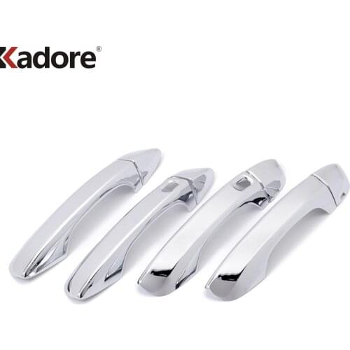 For Volkswagen For VW Tiguan 2017 2018 2nd Ge ABS Chrome Door handles Covers Trims Decal Frame Car Accessories 8pcs