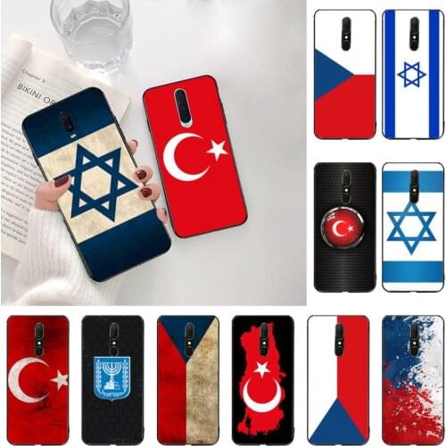 Israel Czech Republic Turkey Flag Phone Case For Oppo A5 A9 2020 Reno2 z Renoace 3pro A73S A71 F11