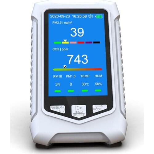 Co2 Air Quality Monitor carbon dioxide Gas detector Controller For Greenhouse A product at a good price