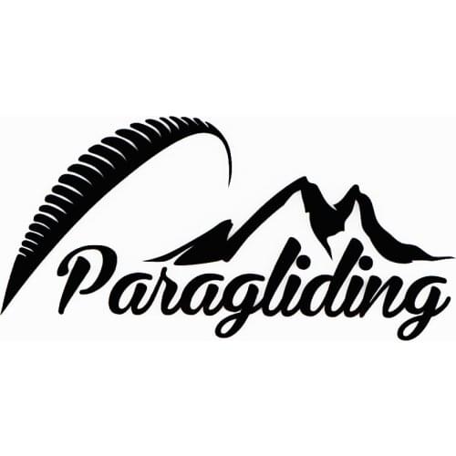 Creative Paraglider Art Sports Car Sticker Fashion Body Decoration Pvc Waterproof Sunscreen Auto Decal Customizable Colors