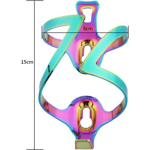 Aluminum Alloy Lightweight Drink Water Bottle Rack Riding Bicycle Bottle Cages Rack Cycling Bike Colorful Kettle Holder Bracket
